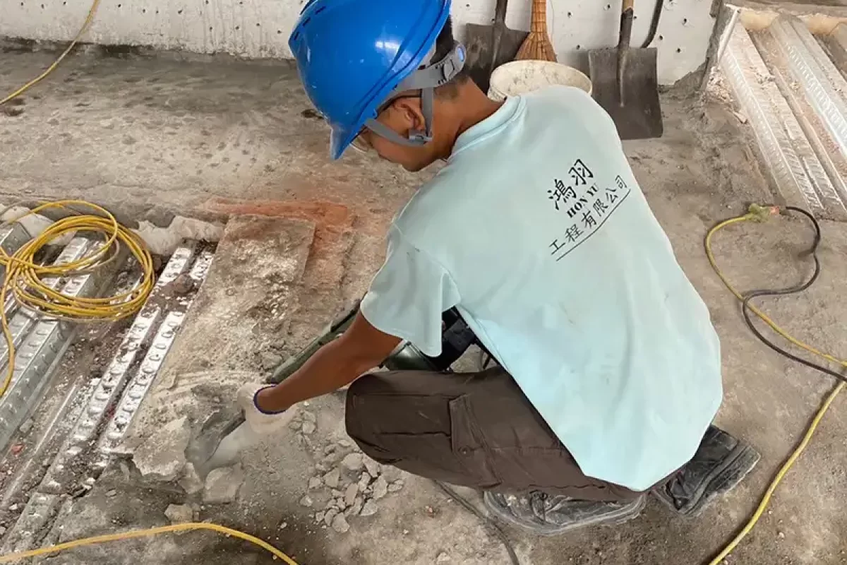 鴻羽工程有限公司-彰化裝潢裝修工程-彰化水電-台中防水抓漏-拆除打石工程_240614_施工花絮_012