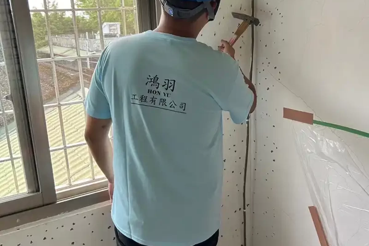 鴻羽工程有限公司-彰化裝潢裝修工程-彰化水電-台中防水抓漏-拆除打石工程_施工花絮_09